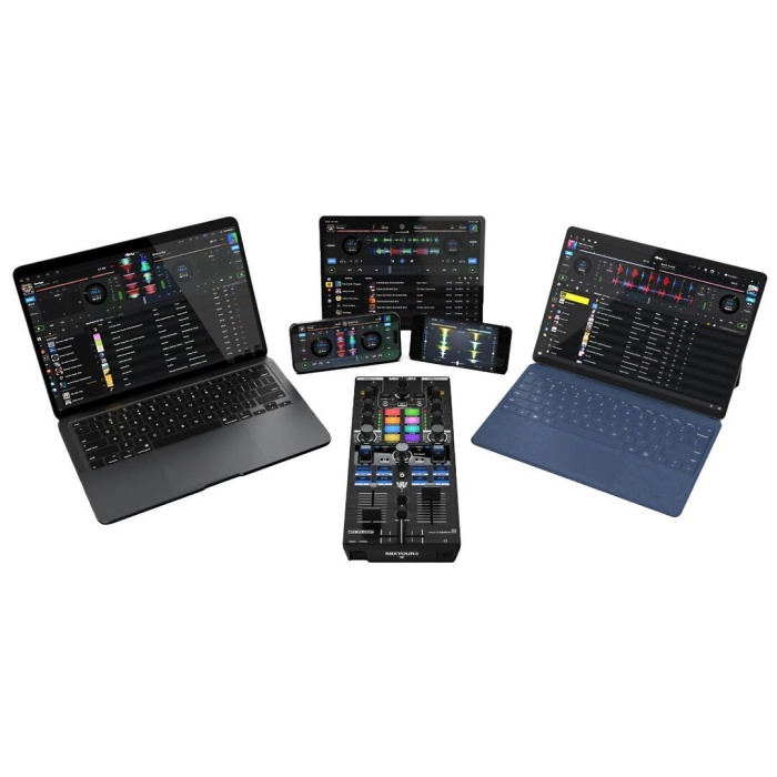 Reloop 12 0024 Mixtour Pro DJ Kontrolcü | 4 Kanal Destekli Algoriddim djay Pro Entegrasyonu